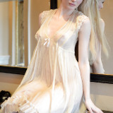 Pale-Blonde-Translucent-White-Dress